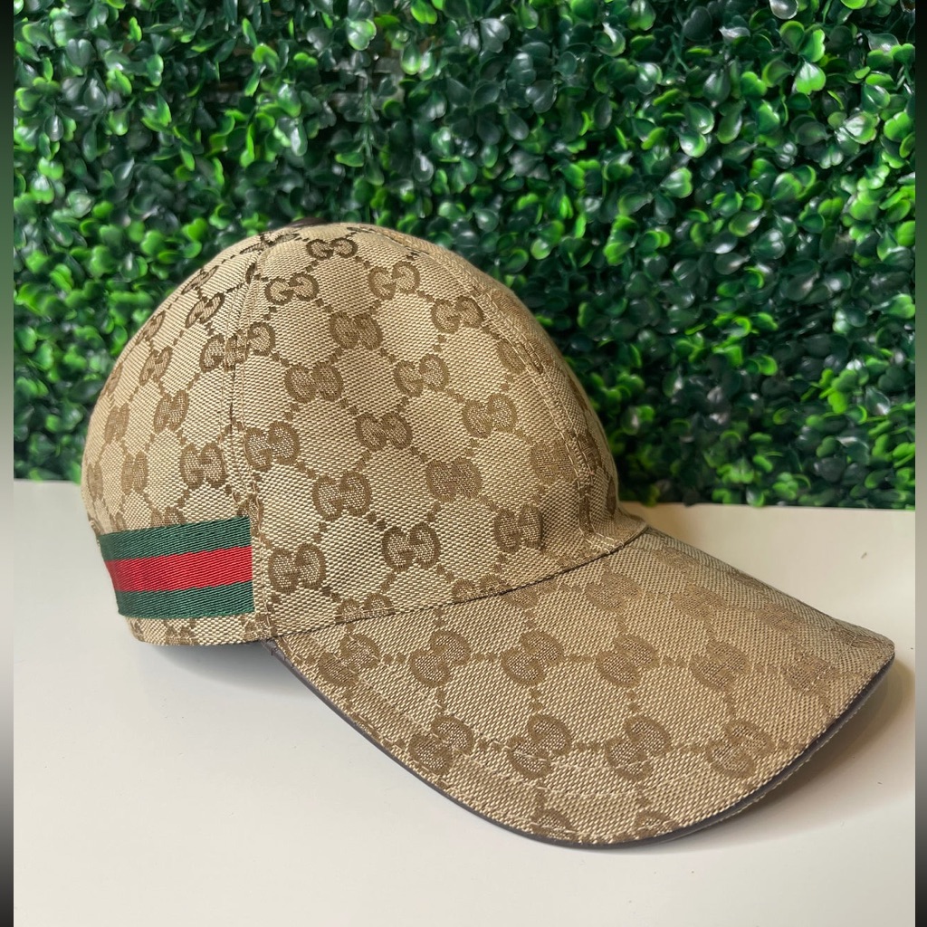 Authentic Gucci Gg Baseball Cap Medium